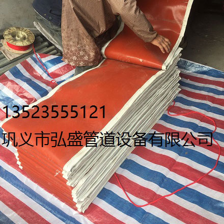 山東東營客戶定製的(de)電廠高溫非金屬織物蒙皮